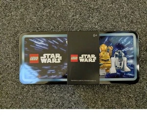 Lego Star Wars 5009393 Tin Pencil Case + Sticker Sheet - Brand New - Picture 1 of 1