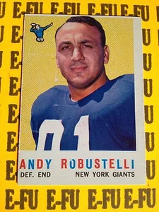 De colección Sin Calificar 1959 Topps #147 Andy Robustelli New York Giants En muy buen estado-excelente - Imagen 1 de 1