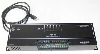 Bogen TBA15 Talkback Amplifier 15-Watt-Power Tested - Image 1 of 4