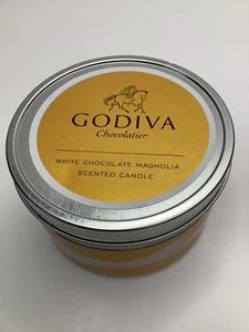 New Godiva Chocolatier White Chocolate Magnolia Scented Candle 5oz - Picture 1 of 5