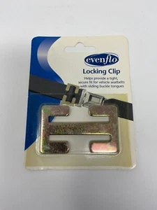 Universal Car Seat Metal LOCKING CLIP Plate Non-Slip Baby Infant Evenflo Sealed! - Picture 1 of 1