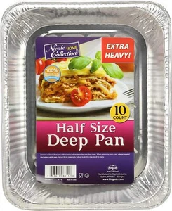 Disposable Aluminum Pans 9X13, Heavy Duty Foil Baking Trays (10 Pack) - Picture 1 of 9