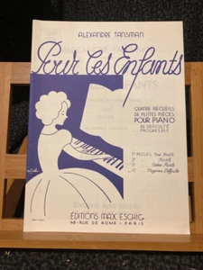 Alexandre Tansman Pour les Enfants 4e recueil pour piano partition Max Eschig - Picture 1 of 1