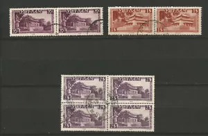 8 timbres Vietnam 1951 sites Saïgon Hué 8 timbres oblitérés /TR368 - Foto 1 di 1