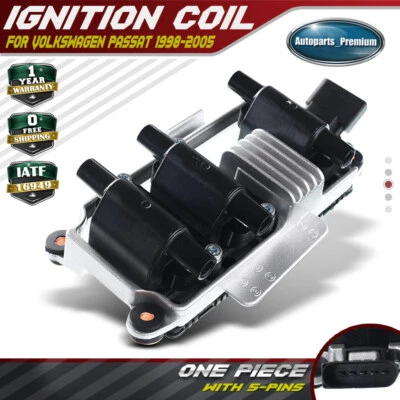 Ignition Coil for Volkswagen Passat 1998-2005 Audi A4 A6 Quattro 1998-2001 2.8L - Image 1 of 4