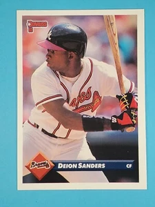 1993 Donruss Deion Sanders Atlanta Braves #158 - Picture 1 of 2