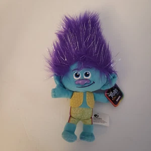 DreamWorks Trolls World Tour Branch 8" Peluche Nuevo Con Etiquetas Pelo Azul NUEVO - Imagen 1 de 1