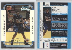 2003-04 Bowman Rookies Chrome Refractor /300 Mike Sweetney #133 Rookie RC