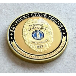 KENTUCKY STATE POLICE Challenge Coin - Picture 1 of 2