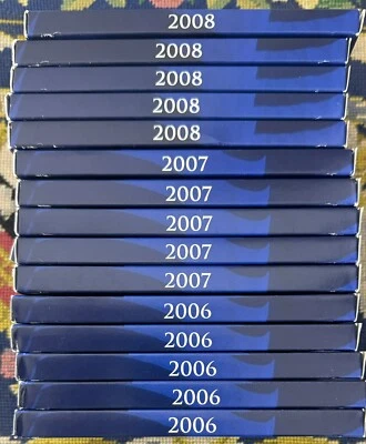 Lot of (15) 2006-2008 State Quarter Clad Proof Sets in OGP  Free US Shipping - Image 1 of 4
