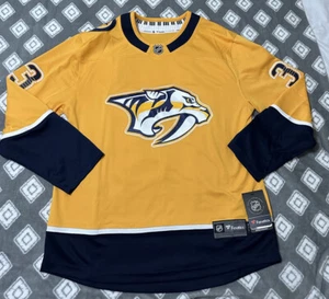 FANATICS NASHVILLE PREDATORS ARVIDSSON 33 SIZE S HOCKEY JERSEY NWT DS NHL YELLOW - Picture 1 of 14