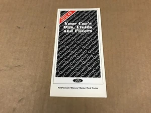 Consejos de cuidado de calidad Ford 1985 vintage #3: aceite, fluidos y filtros de tu auto - Imagen 1 de 4