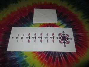 9-RYAN KERRIGAN ARTWORK MANDALA GREETING CARD HEMP ENVELOPE 2005-M#1-NEW LOT - Picture 1 of 3