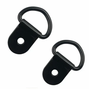 30PCS Black D-Ring Tie Down Stainless Steel Heavy Duty Anchor Point Universal AU - Imagen 1 de 6