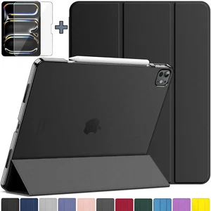 Lonfeid Schutzhülle + 9H Panzerfolie Glas für iPad Pro 13 Zoll M4 2024 Case -3 - Bild 1 von 17
