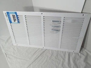 3 TOTAL! New Metal Fab 20 X 10 white return grille MFRG2010W Steel Powder coat - Picture 1 of 2