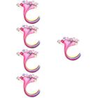  40 Pcs Hair Clips for Girls Colored Extensions in Kawaii Child Cartoon