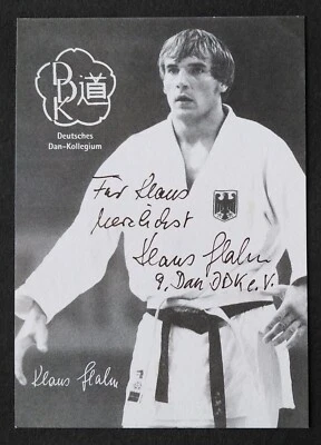 2162 Klaus Glahn Judo Autogrammkarte Autograph original signiert - Bild 1 von 2