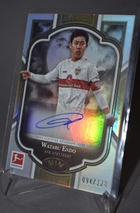 Wataru Endo / 2022/23 Topps Tier One / Scarecrow Auto /120 VFB Stuttgart - Picture 1 of 2