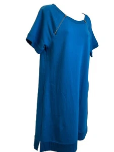 Abito donna Chicos Zenergy blu royal con cerniera accento 1 US - Foto 1 di 14