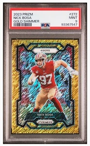 2023 Panini Prizm Nick Bosa #272 FOTL Gold Shimmer /10 49ers PSA 9 MINT - Bild 1 von 3
