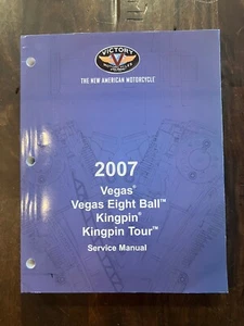 2007 VICTORY POLARIS VEGAS 8 BALL KINGPIN TOUR SERVICE MANUAL PN 9920836 NEW - Picture 1 of 12