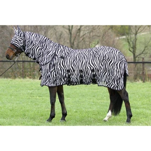 Euroriding Fliegendecke Zebra, Halsteil abnehmbar - Bild 1 von 1
