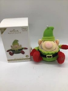 2011 Hallmark Keepsake”SILLY SOUNDS ELF”Magic Sound Ornament W/New Batteries - Picture 1 of 13