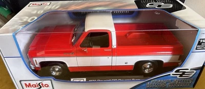 Maisto 1:18 литой специальный выпуск 1974 Chevrolet C10 Cheyenne супер пикап - Изображение 1 из 3