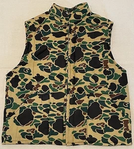 Vintage Duck Camo Weste Herren XL Jagd leicht isoliert Outdoor USA Made - Bild 1 von 12