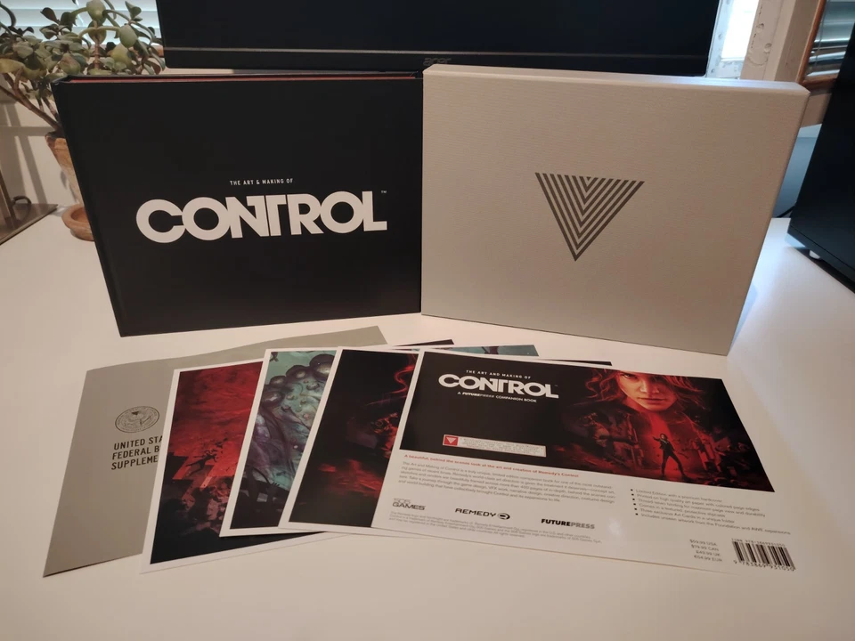 The Art and Making of Control Limited Edition by Future Press No Slip Cover