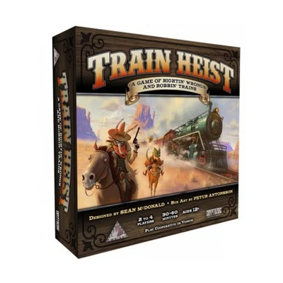 Cryptozoic Boardgame Train Heist Box VG+/NM - Image 1 of 2