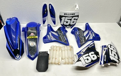 Kit de plástico 2018 Yamaha YZ125 protetor de painel protetor de para-lama bicicleta sujeira YZ - Imagem 1 de 4