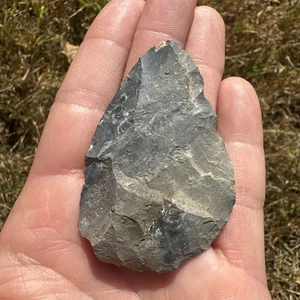 Cuchillo arcaico paleo MLC 862 hoja punta de flecha Coshocton Chert X Morris Ohio reliquia - Imagen 1 de 6