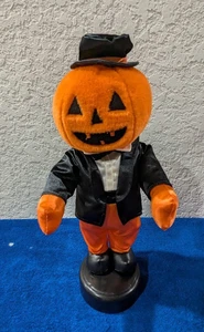 Telco Motion-ettes Soft Jack-o-Lantern Kürbiskopf 16" Sounds & Movement GEBRAUCHT - Bild 1 von 7