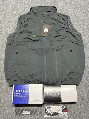 Ariat Rebar Elite Series Wind Chill Vest Battery Cooling Fans Workwear NWT - Image 1 of 4