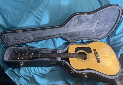 Vintage Washburn D12S 6 String Guitar W/ TKL Hard Case - image 1 of 4