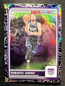 2023-24 Panini: Haunted Hoops-Holo Webs (SP) #154 Domantas Sabonis/Kings 🏀🐷🕸 - Picture 1 of 2