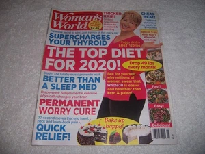 Woman's World Magazine January 6, 2020 Peggy Jindra thyroid - Picture 1 of 1