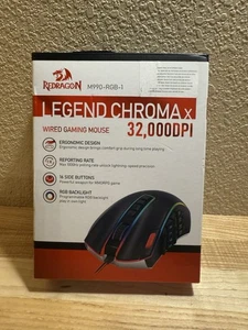 Redragon M990 RGB Wired Gaming Mouse 23 Button 32000DPI MMO Macro Mouse - Picture 1 of 2