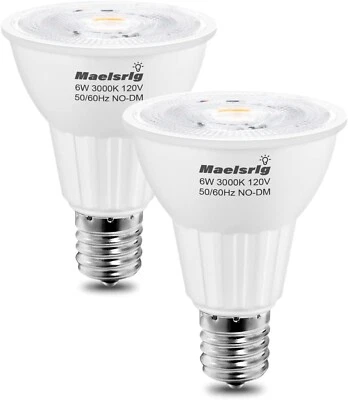 E17 LED Bulb 6W(60 Watt Equivalent), Intermediate Base Spotlight Bulb, Warm W... - Image 1 of 4