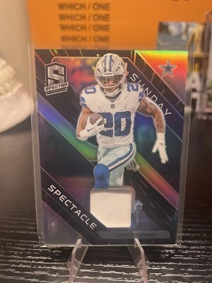 2023 Panini Spectra Sunday Spectacle Hyper Prizm /75 Tony Pollard #SS-TPO - Image 1 of 2