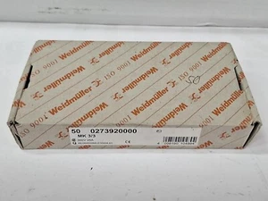 50x 3-Pol 300V / 25A Weidmüller Klemme 2.5 mm² MK 3/3 - Bild 1 von 2