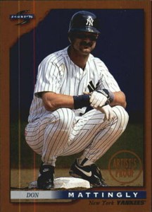 1996 Score Dugout Collection Artist's Proofs #A8 Don Mattingly - NM-MT