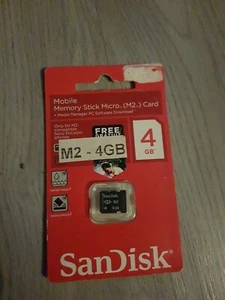 SanDisk 4gb M2 Memory Stick - Picture 1 of 4
