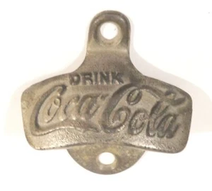 VINTAGE COCA COLA WALL MOUNT METAL BOTTLE OPENER STARR "X" - Picture 1 of 4