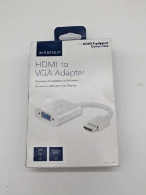 Insignia NS-PCAHV HDMI to VGA Adapter OPEN BOX - Image 1 of 3