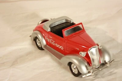 Liberty Classics 1937 Chevy Convertible Coca Cola Diecast Coin Bank w/ Key - Image 1 of 4