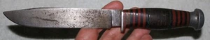VINTAGE CASE XX FIXED HUNTING KNIFE STACKED SPACERS - Picture 1 of 11