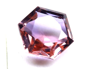 AAA + 13.85 Ct Certified Rare Natural Alexandrite Hexagon Cut Loose Gemstone - Picture 1 of 7